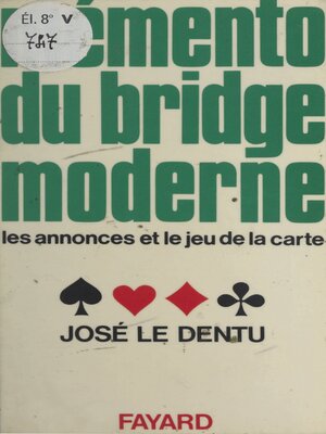 cover image of Mémento du bridge moderne